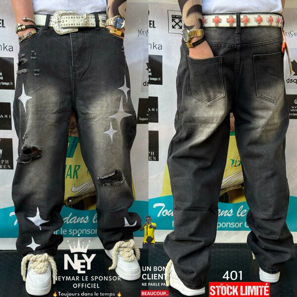 Jean baggy style urbain