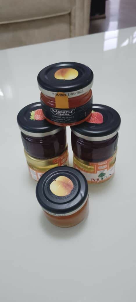 Confiture fraise/abricots/miel
