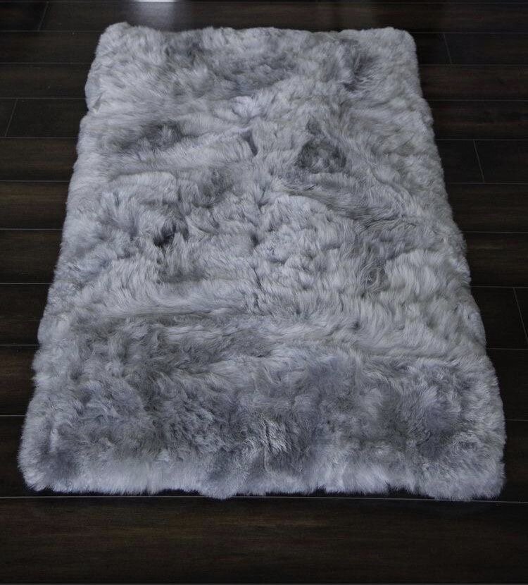 Tapis en fausse fourrure