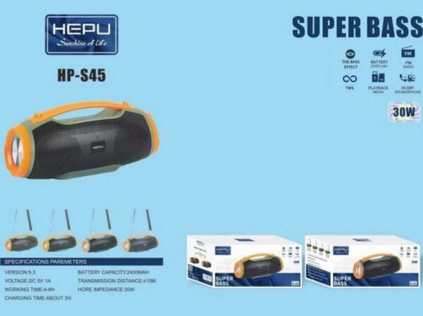 Enceinte Bluetooth Super Bass