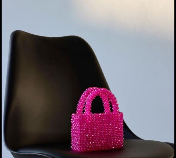 Sac à main perles élégant