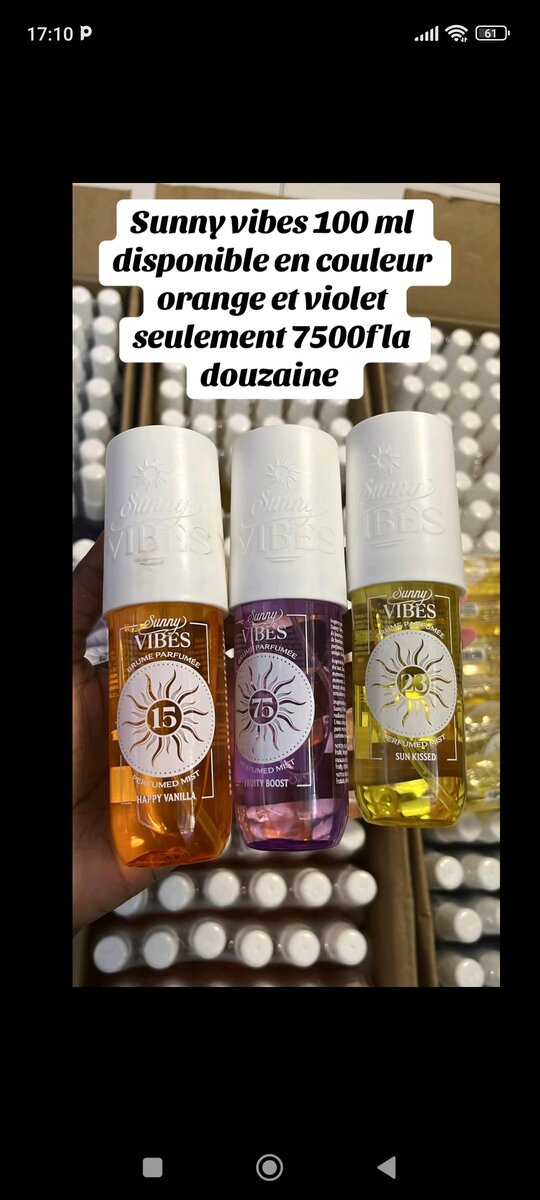 Eaux de Cologne "Sunny Vibes"