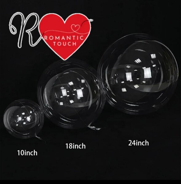 Ballons transparents (50pcs)