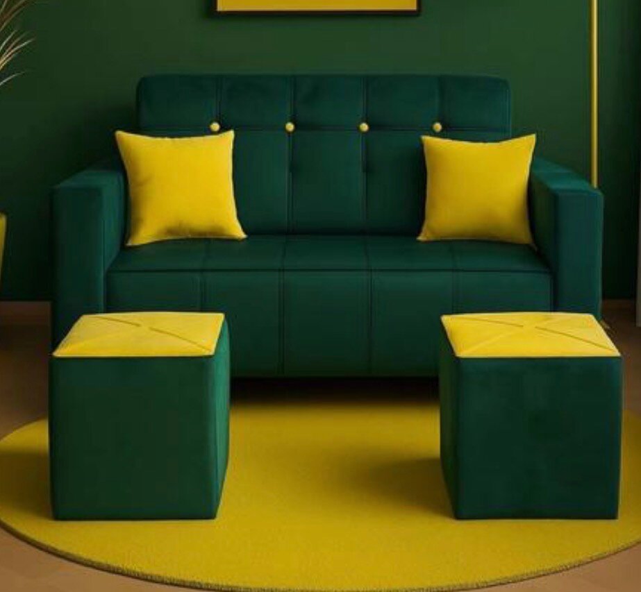 Canapé moderne avec repose-pieds