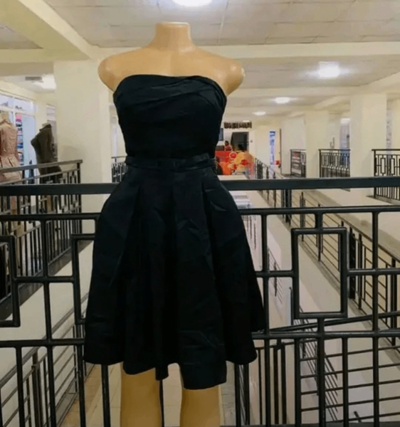 Robe Bustier Élégante Noire