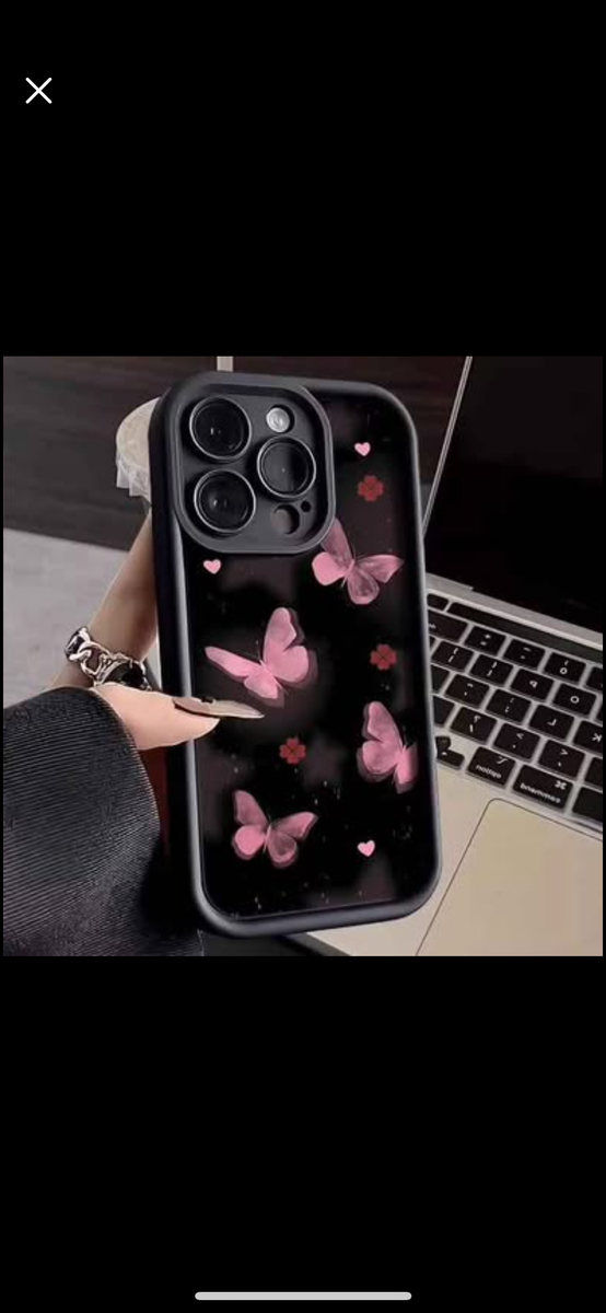 Coque iPhone Papillons Roses