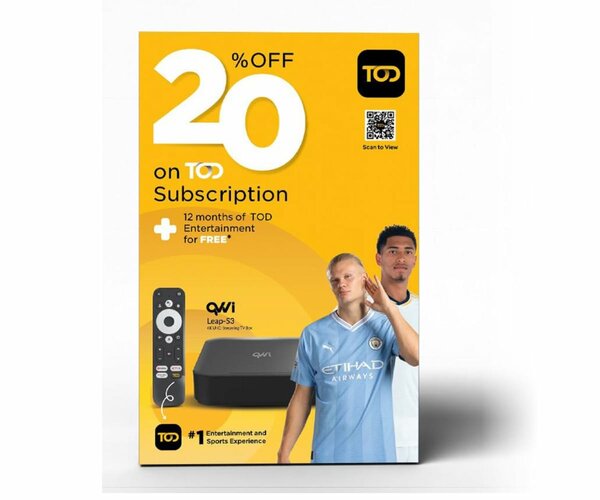 Abonnement Réduction TOD 20%