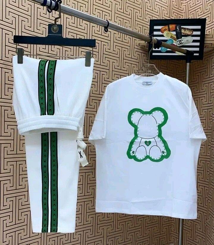 Jogging à motif et logo