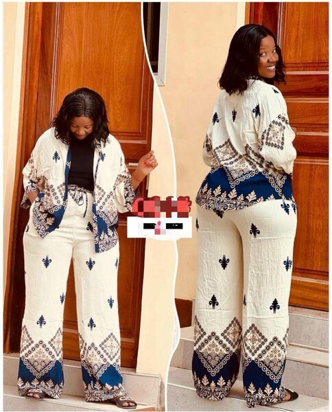 Pyjama femme à motifs ethniques