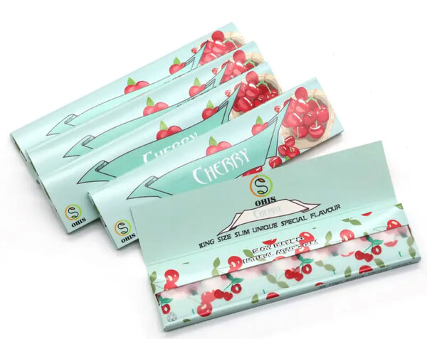 Papier à rouler saveur cerise
