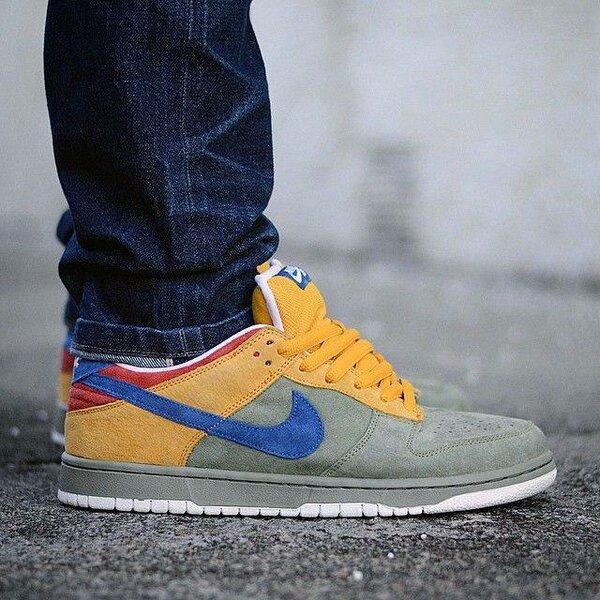 Baskets multi-couleurs tendance