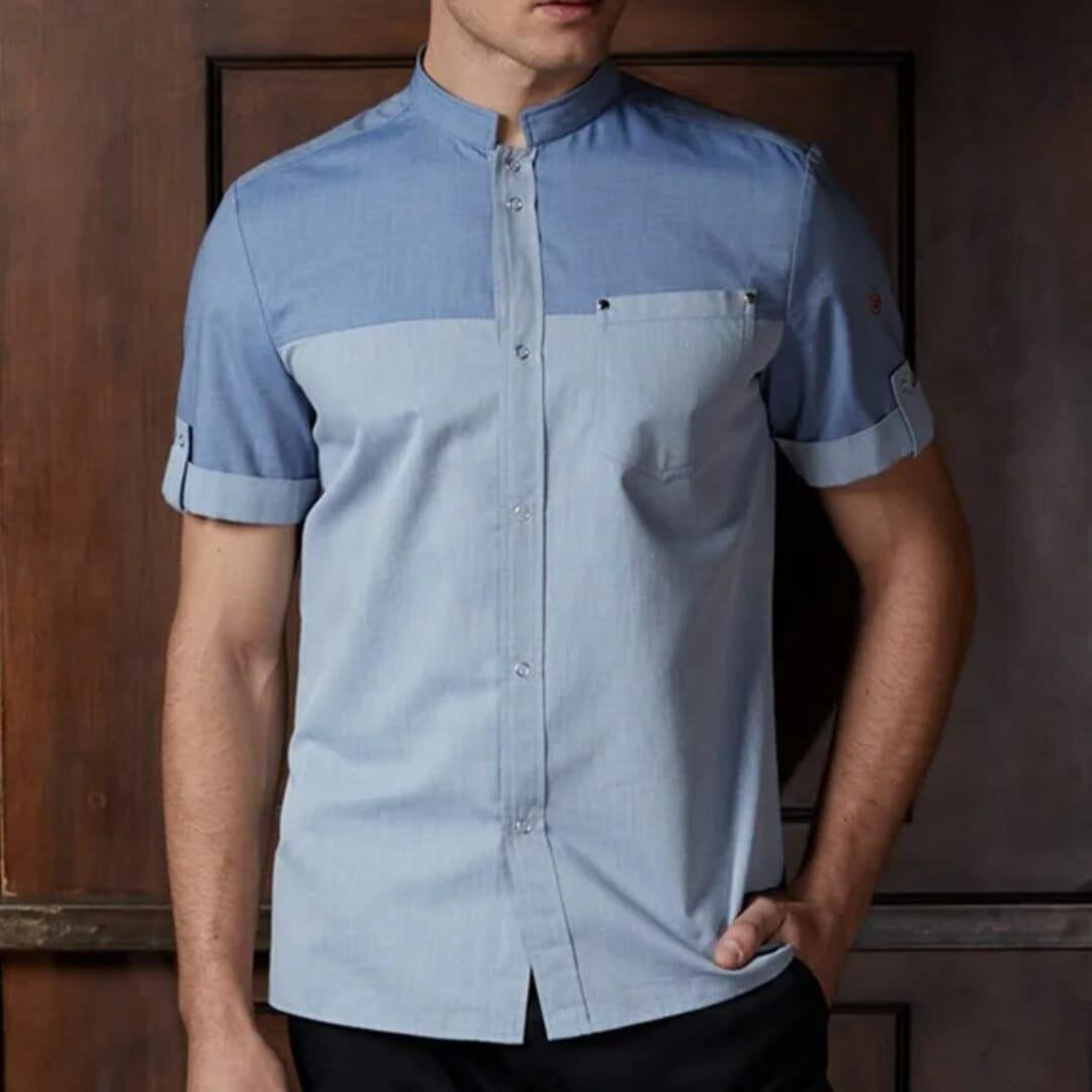 Chemise homme col mao