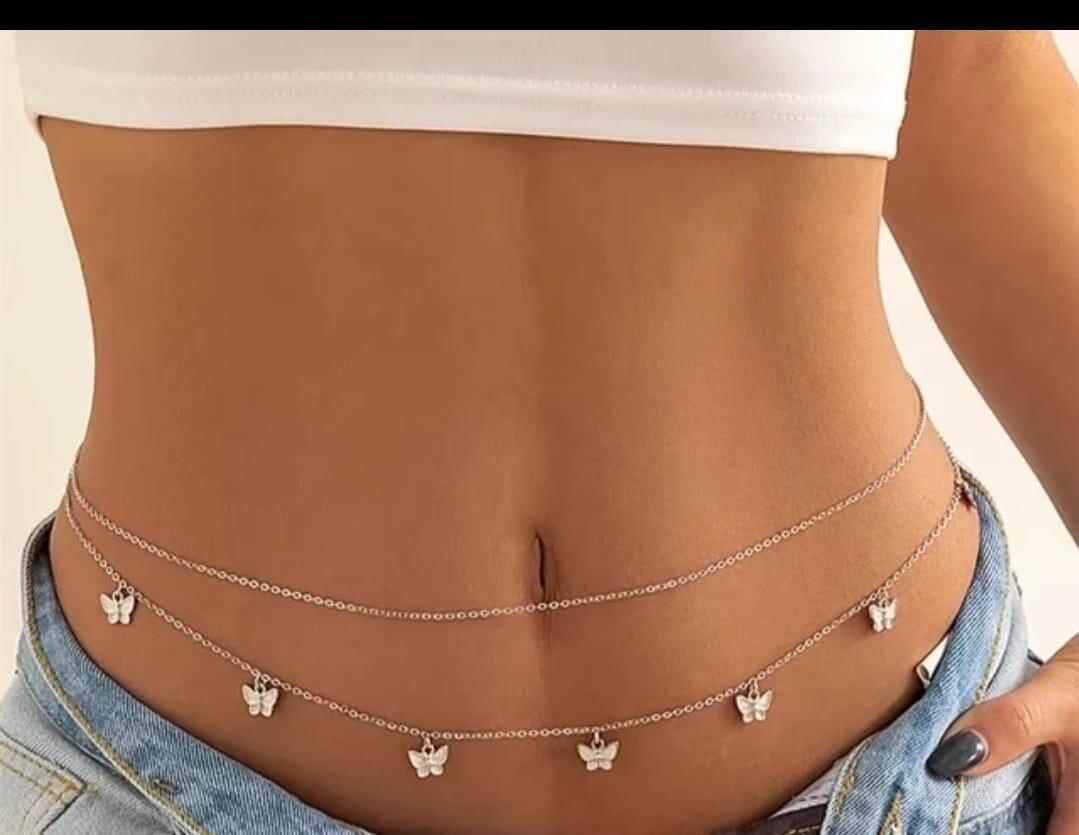 Chaîne de taille élégante dorée