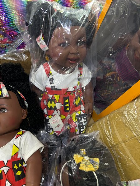 Poupée Afro avec Robe