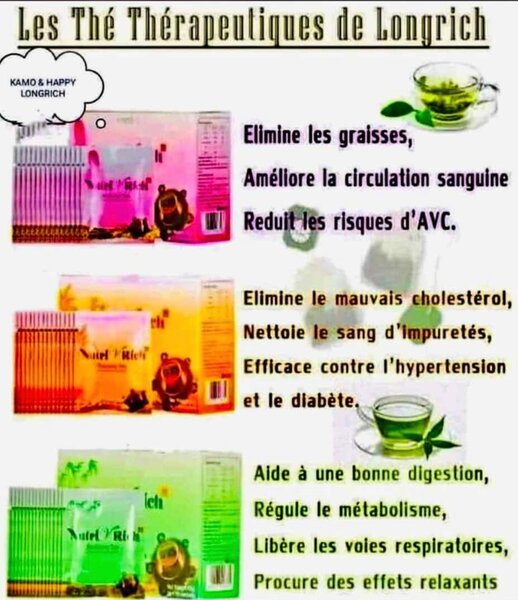 Pack de Thés Longrich Minceur