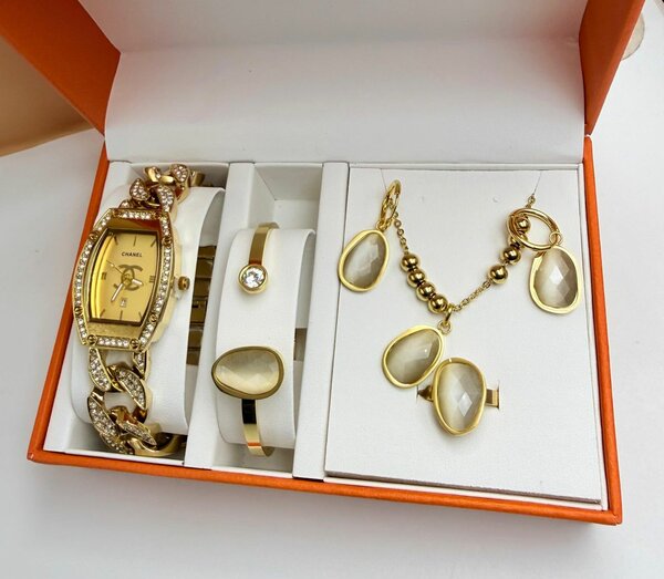 Coffret Bijoux Femme Doré