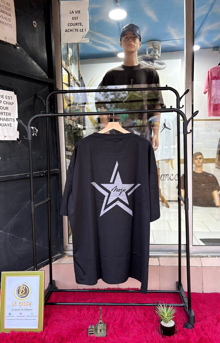 T-shirt oversize avec imprimé étoile