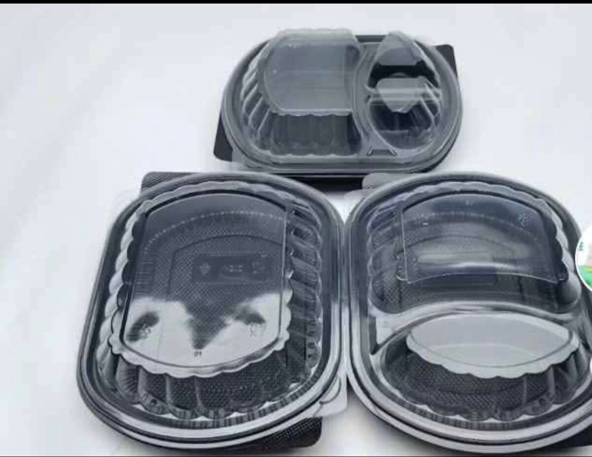 Boîtes alimentaires jetables en plastique