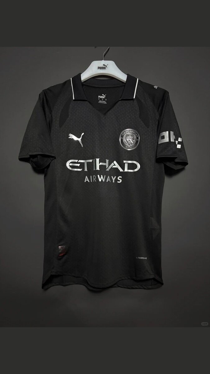 Maillot de Football Noir Puma