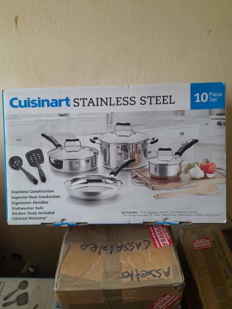 Ensemble batterie Cuisinart inox