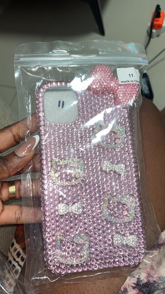 Étui iPhone en cristal rose