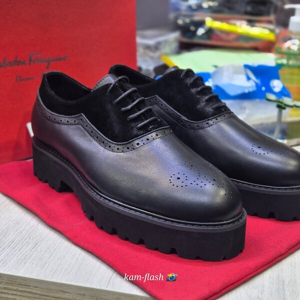 Chaussures Oxford en cuir