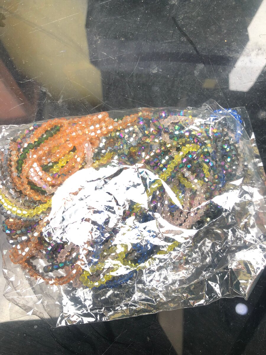 Colliers de Perles Multicolore