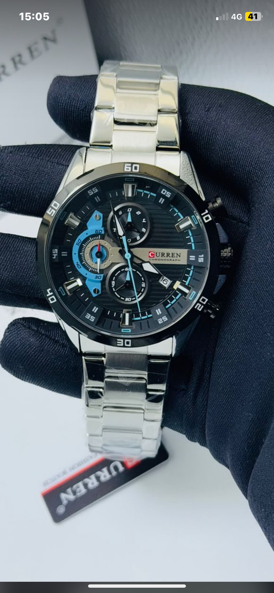 Montre Homme Sport Chromée