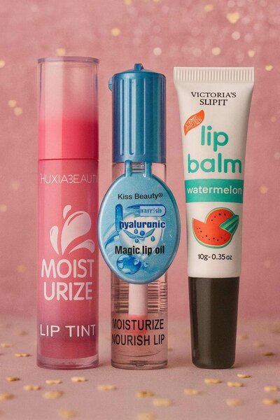 Set hydratant pour lèvres 3 en 1