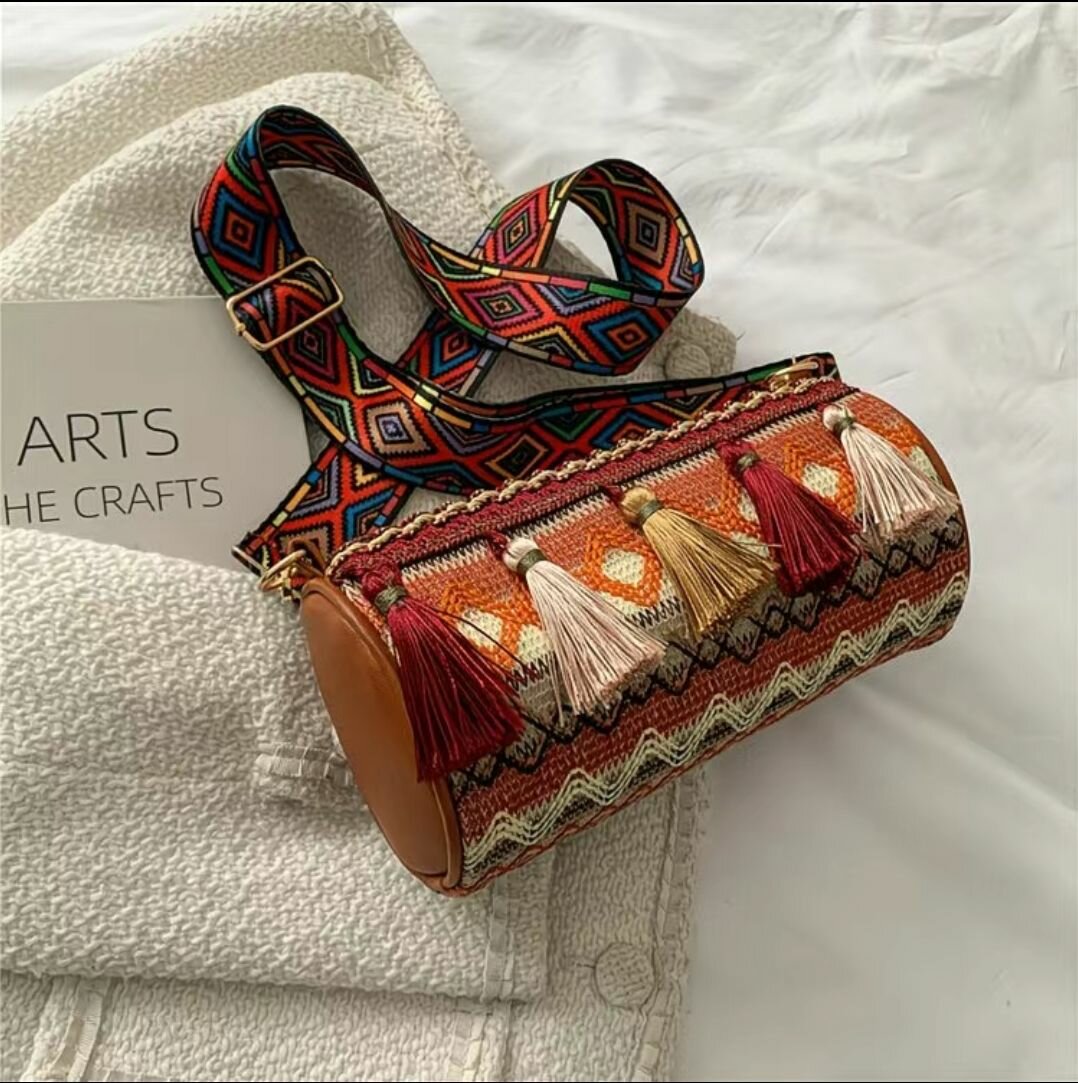 Sac bohème avec bandoulière