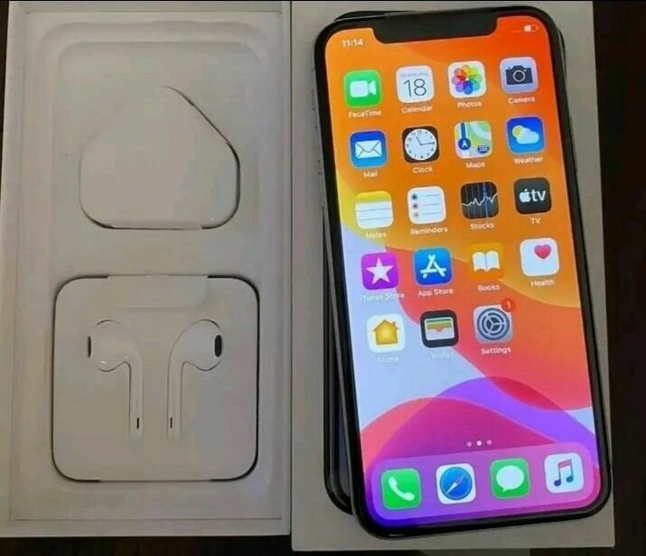 Smartphone avec écouteurs