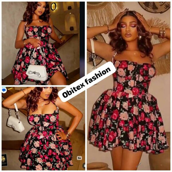 Robe élégante avec plumes