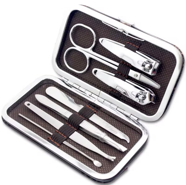 Kit de manucure en acier inoxydable