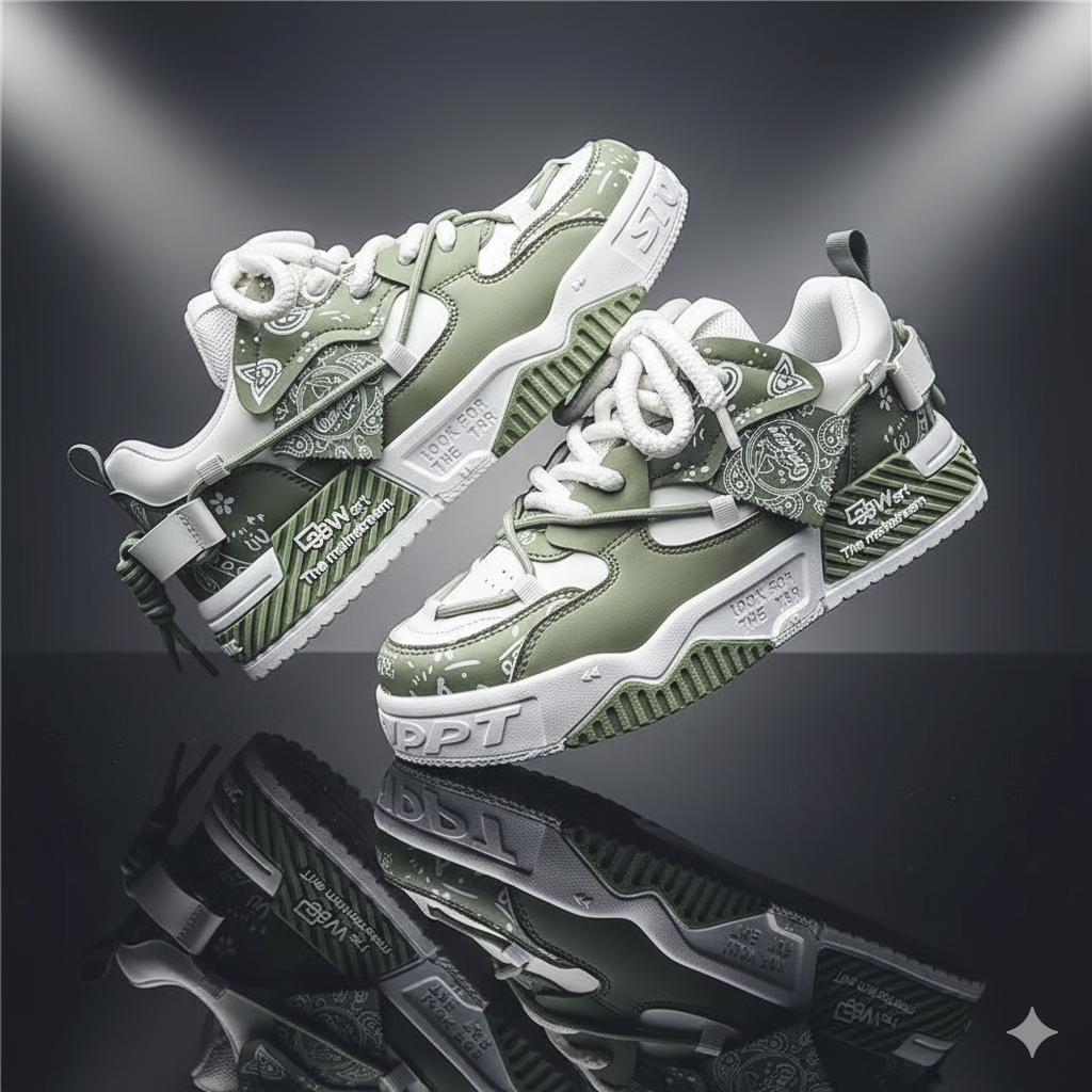 Baskets streetwear tendance