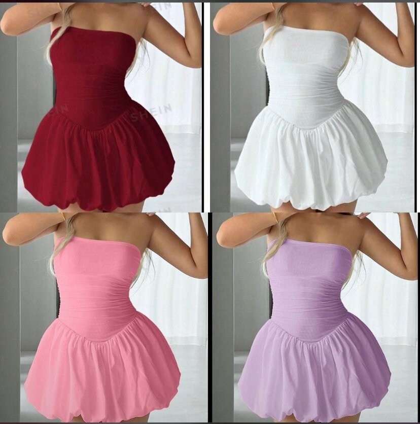 Robe Bustier Évasée