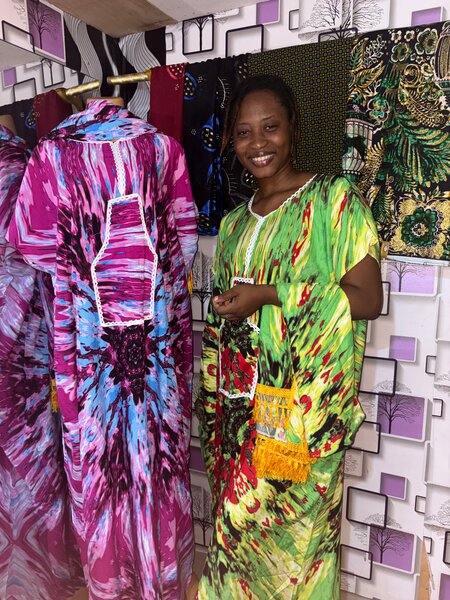 Robe Caftan Colorée Femme