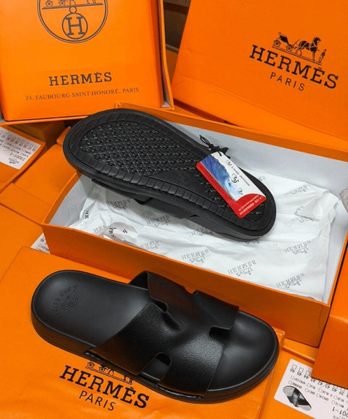 Hermes Sandales Homme Noir