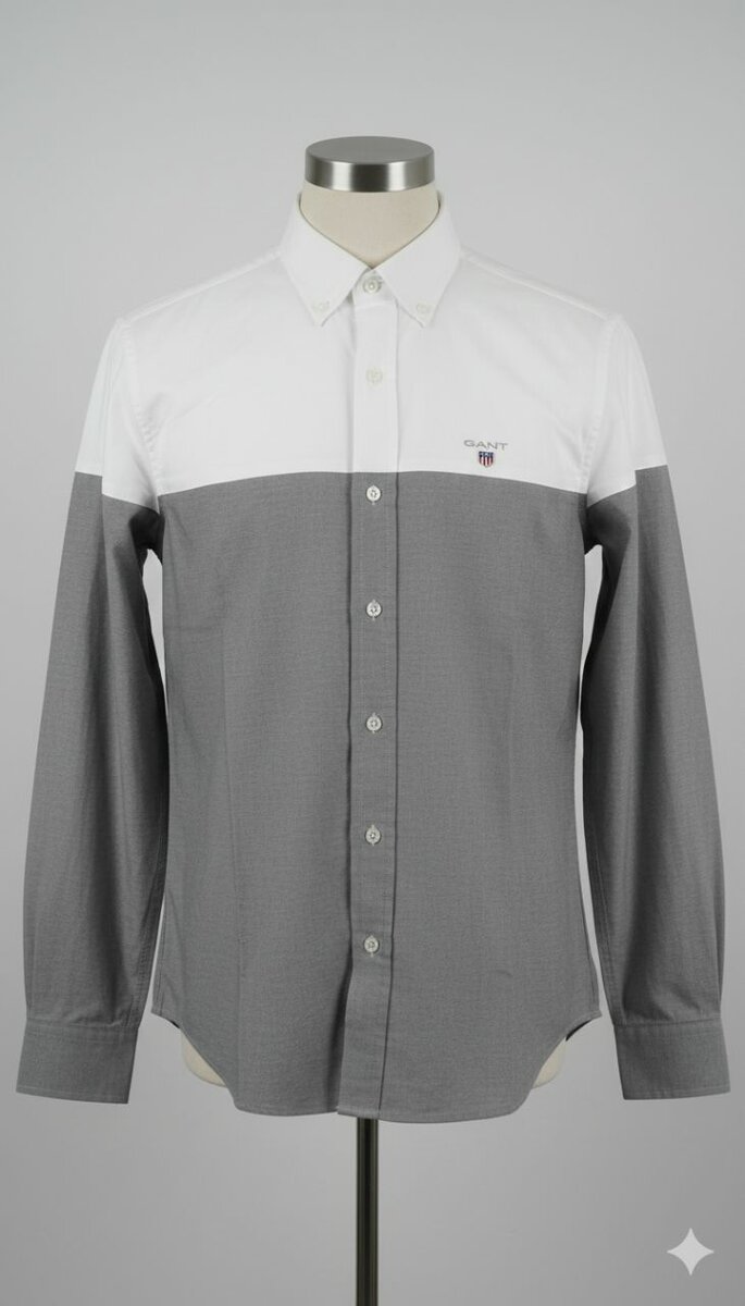 Chemise bicolore élégante