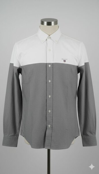 Chemise bicolore élégante