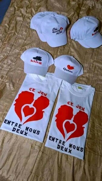 Ensemble T-shirt et Casquette Couple