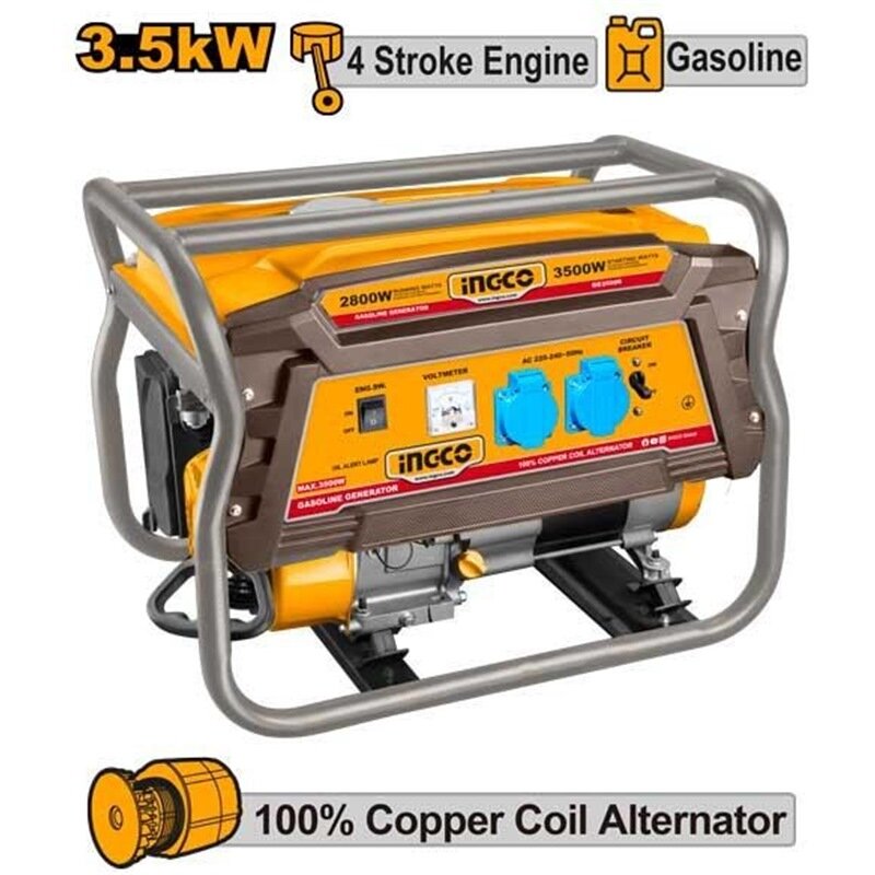 Générateur Essence 3.5kW Ingco