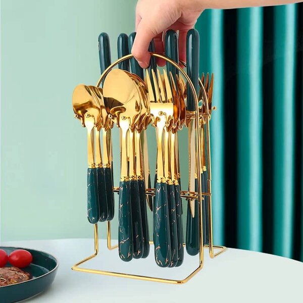 Couverts de Luxe avec Support