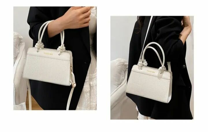 Sac à main élégant blanc