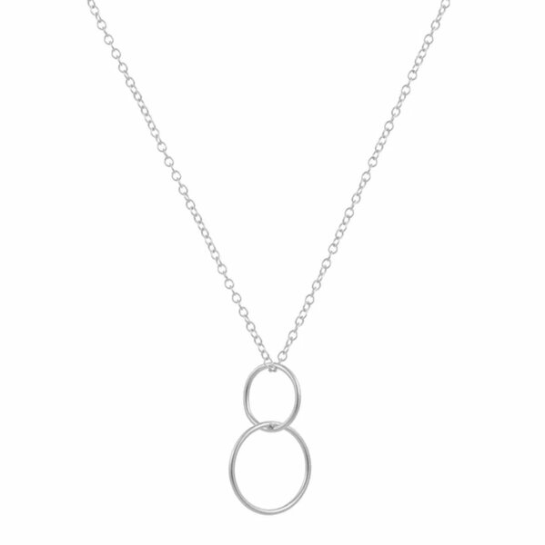 Elegant Double Circle Necklace