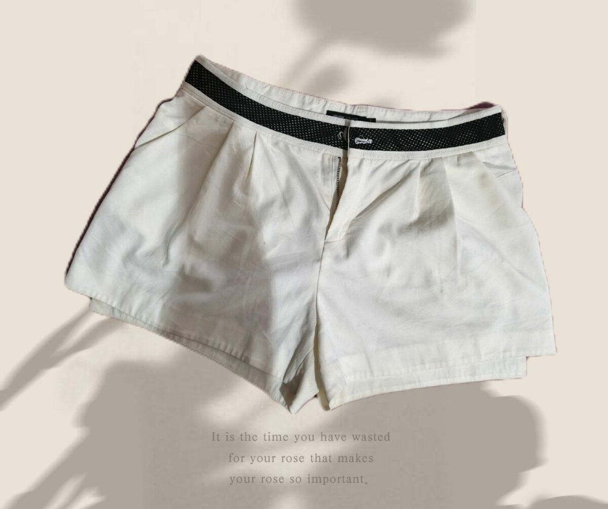 Short blanc pour femme chic