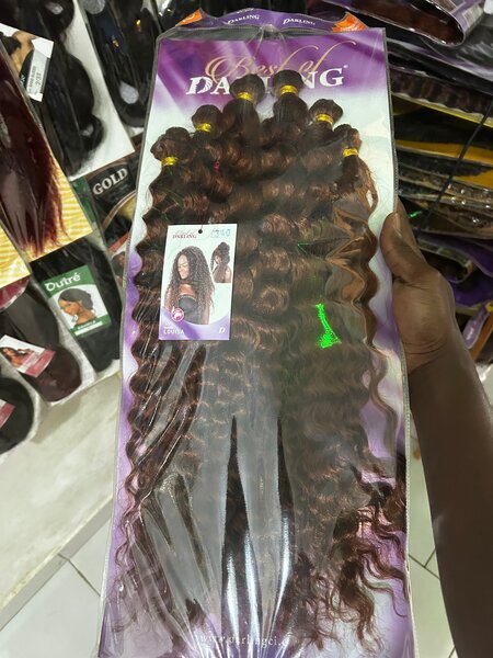 Mèches synthétiques bouclées