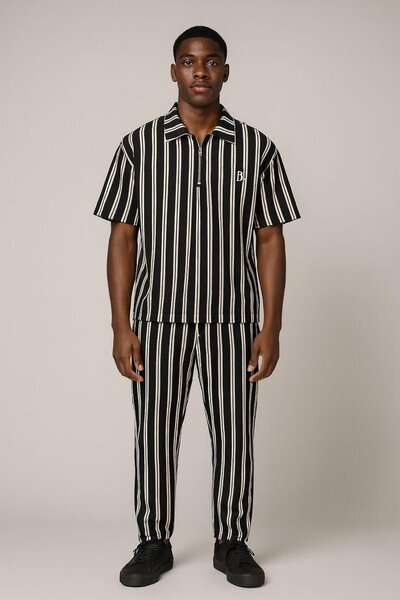 Set de Vêtements Rayé pour Hommes