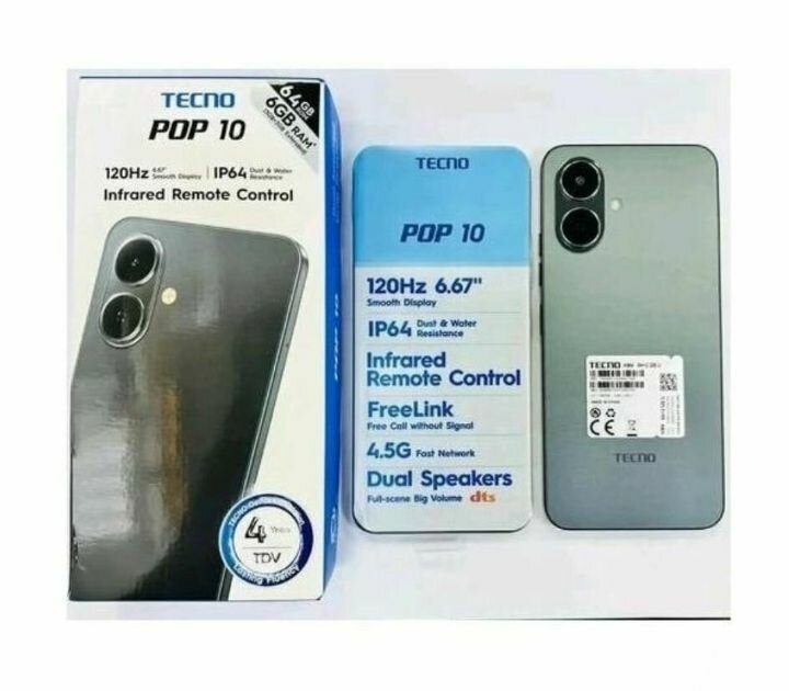 Smartphone Tecno Pop 10 64GB