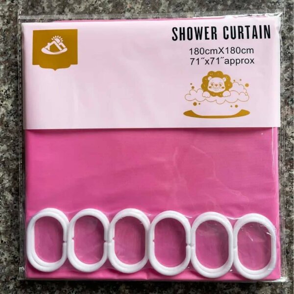 Rideau de Douche Rose