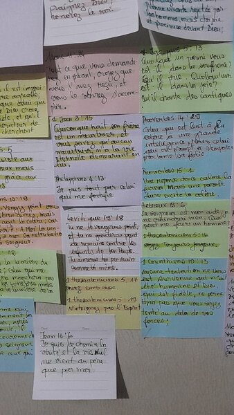 Blocs-notes autocollants colorés